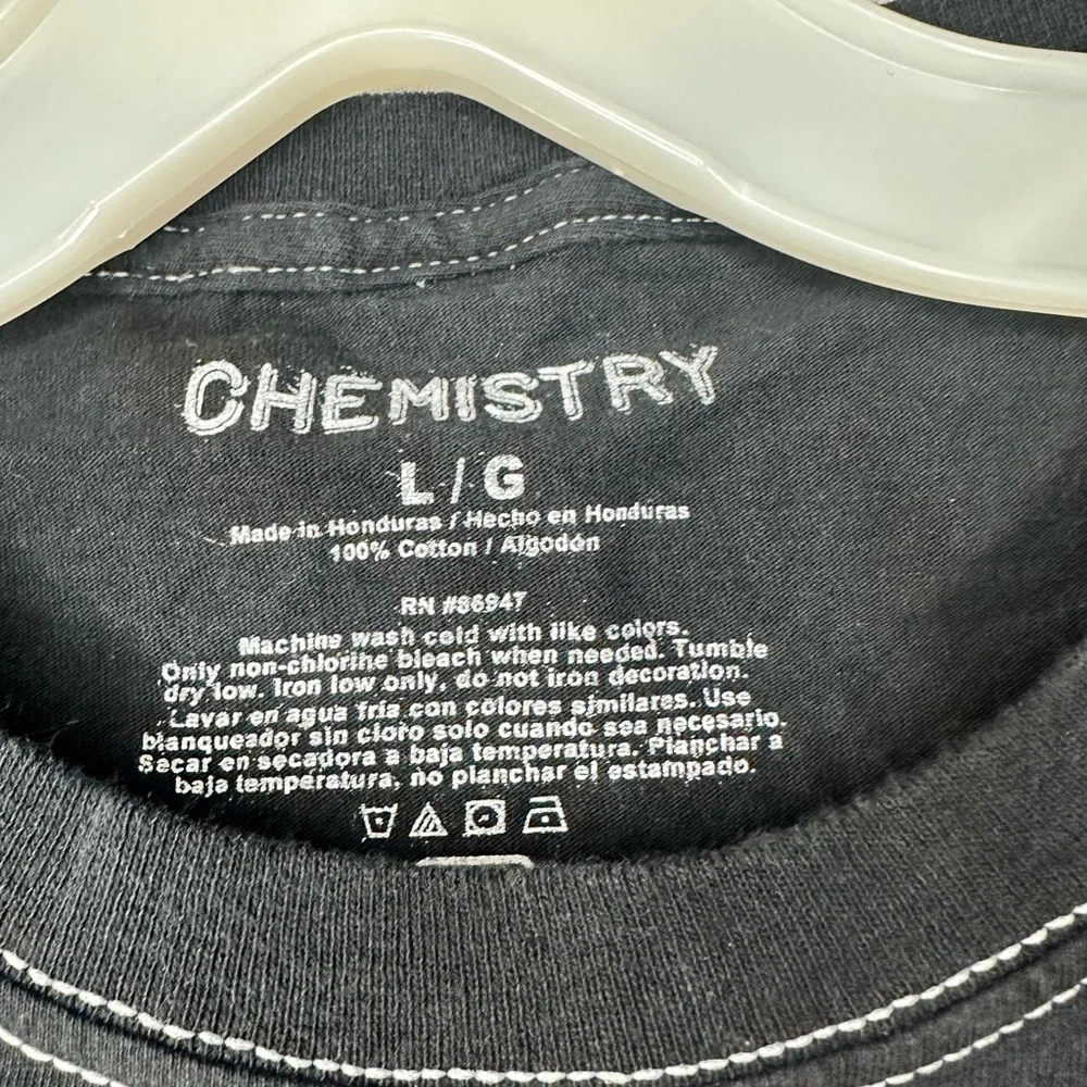Chemistry Racing Superpower T-Shirt Mens  L 1970 GTO Fast Speed All Over Tie Dye - Picture 2 of 4